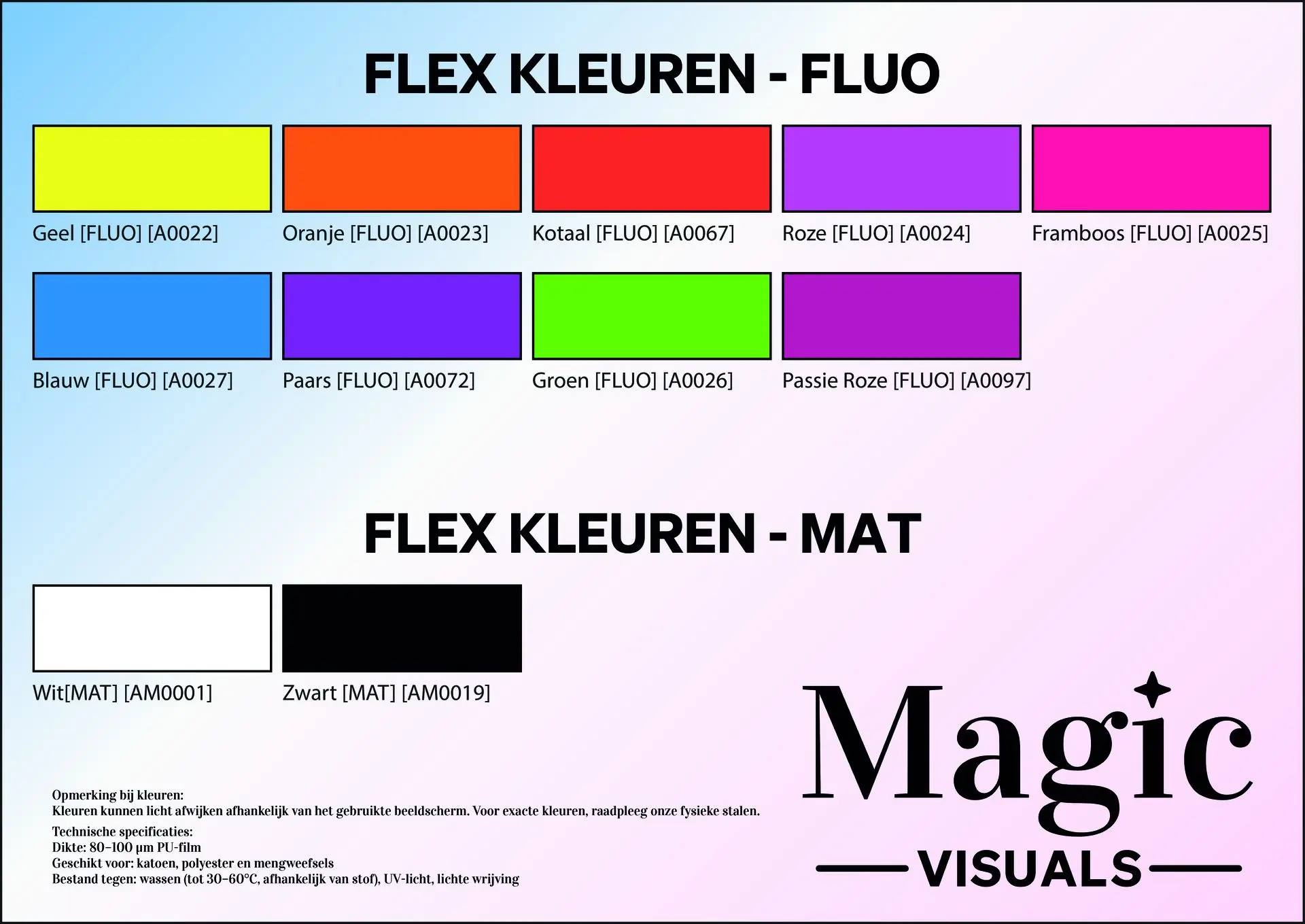 Flex - Fluo &amp; matt