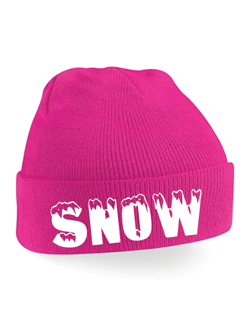 [MVBM0009] Junior Cuffed Beanie – Gepersonaliseerd (SNOW)