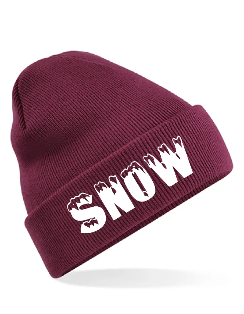 [MVBM0013] Cuffed Beanie – Gepersonaliseerd (SNOW)