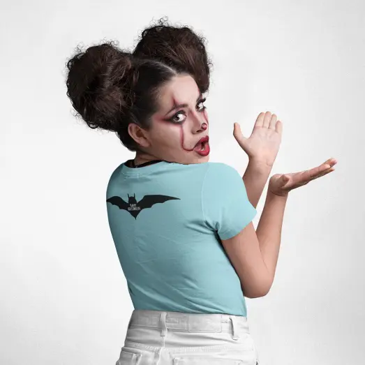 [HWT019] Bat & Happy Halloween - T-shirt (S)