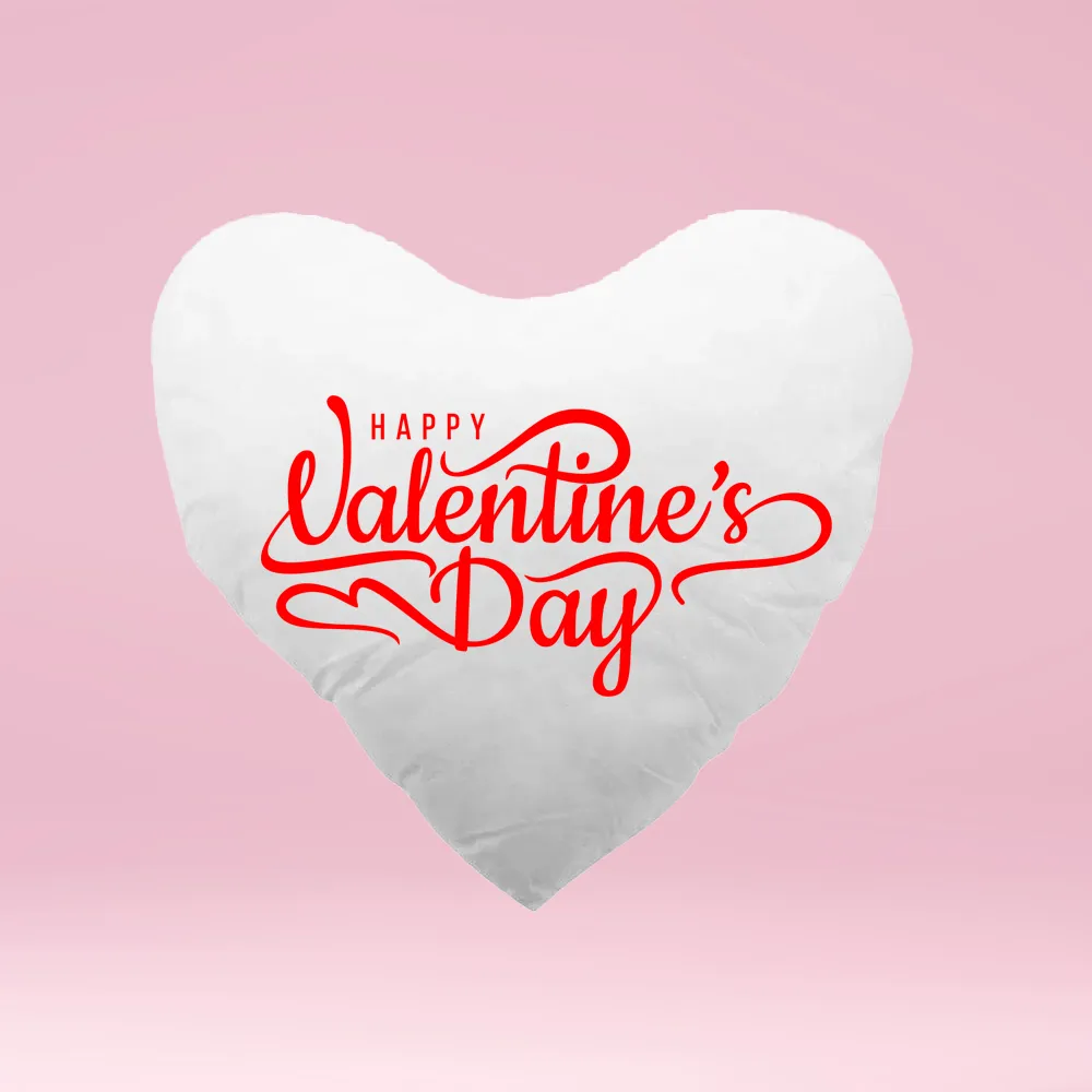 [VA0025] Hartvormig Kussen – “Happy Valentine’s Day”