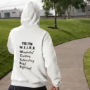 Yes i'me w.e.i.r.d Hoodie