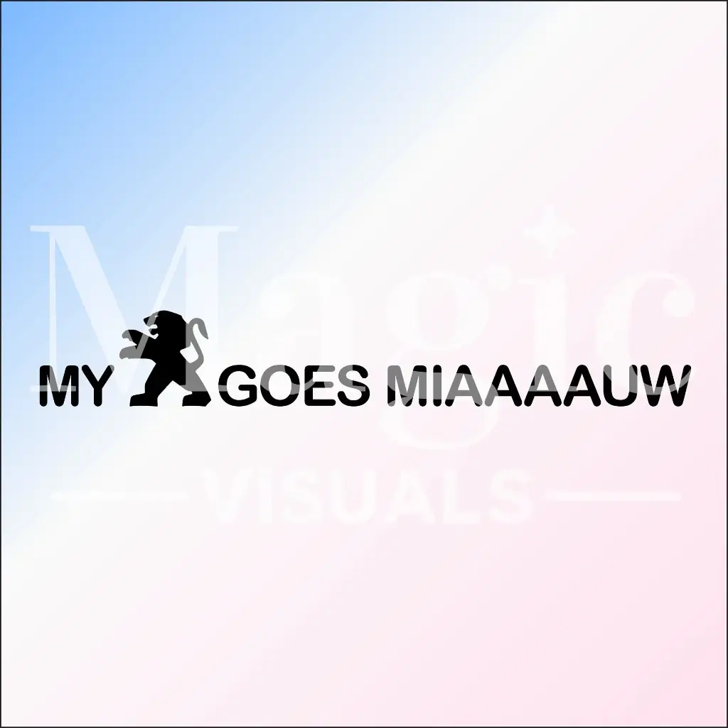 [VS0020] MY [LOGO] GOES MIAAAAUW