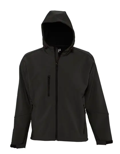 [MVJA0001] Men Softshell Jacket (Black)