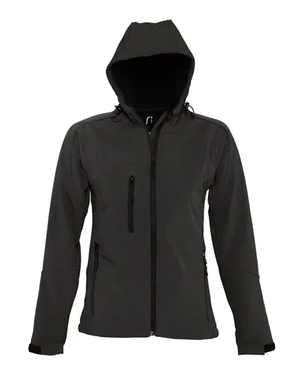 [MVJA007] Women Softshell Jacket (Black)