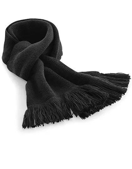 [MVSJ007] Classic Knitted Scarf (Black)